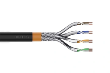 Кабель "вита пара" DIGITUS CAT 7 S-FTP, 500м, AWG 23/1, PE, зовнішній, чорний (DK-1741-VH-5-OD)