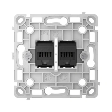 Реле розетки Ajax OutletCore LAN Vertical чорна (128848.165.BL) (000058896)
