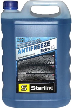 Антифриз Starline Extra K11 G-11 концентрат синій -74°C 5л (NA K11-5) (NAK115)