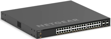 Комутатор NETGEAR M4350-36X4V (XSM4340CV), 36x10G/Multi-Gig PoE++, 280Вт (можливо збільшити до 1760Вт), 4xSFP28 25G, керований L3 з можливістю стекування (XSM4340CV-100NES)