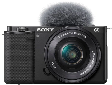 Цифр. фотокамера Sony Alpha ZV-E10 kit 16-50 II mm Black (ZVE10KB.CEC)