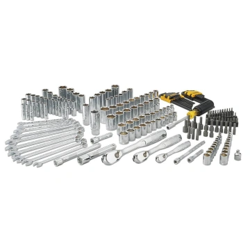 Набір головок, біт, шестигранних та накидних ключів DeWALT, 1/4", 3/8", 1/2" кейс, 205шт (DWMT81534-1)