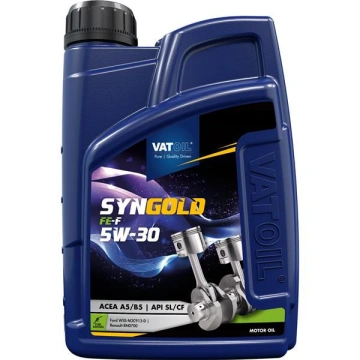 Олива моторна VATOIL SynGold FE-F 5W-30 1л (11-1 FE) (50039/50778) (VAT11-1FE)