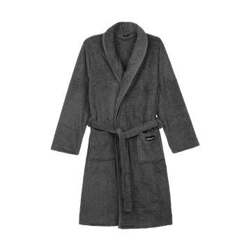 Халат чоловічий ARDESTO Stripe, розмір M/L, 100% поліестер, сірий (ART2120MGM)