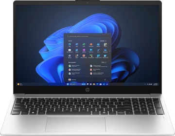 Ноутбук HP 250R-G10 15.6" FHD IPS AG, Intel 5-120U, 16GB, F512GB, UMA, Win11, сріблястий (B9YP0ET)