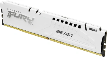 Пам'ять ПК Kingston DDR5 16GB 5600 FURY Beast Білий XMP (KF556C40BW-16)