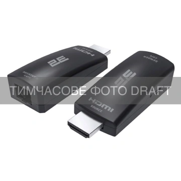Подовжувач сигналу 2E HDMI 1080p Cat6 60m PoE (EXRHDETH60)