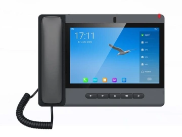 Телефон IP Fanvil A320-Black, 2xGE LAN, Wi-Fi, 20 SIP ліній, 116 DSS клавіш, BT5.0, Android 9.0, PoE, 10.1" кольоровий Touch Screen, камера 8Mp, чорний (A320-BLACK)