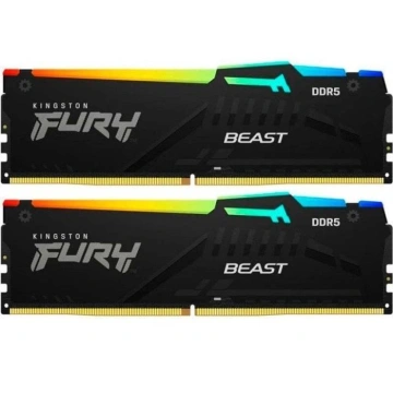 Пам'ять ПК Kingston DDR5 64GB KIT (32GBx2) 5600 FURY Beast (KF556C36BBEAK2-64)