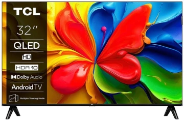 Телевізор 32" TCL QLED HD 60Hz Smart Android TV Black (32S49K)