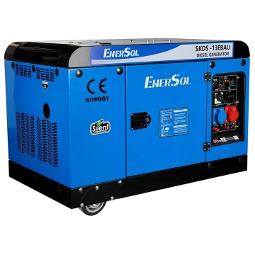 Генератор дизельний EnerSol 230/400В 12/13кВт електростартер 280кг (SKDS-13EBAU)