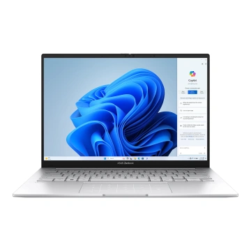 Ноутбук ASUS Zenbook 14 UX3405CA-QL1487 14" WUXGA Touch OLED, Intel Ultra 5 225H, 16GB, F512GB, UMA, NoOS, Сріблястий (90NB14W4-M025Z0)
