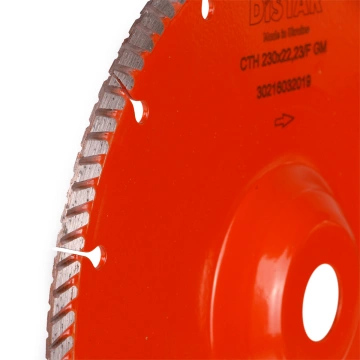 Круг алмазний вiдрiзний 1A1R Turbo 230x2,3x9x22,23/F Laser CTH 230x22,23F GM (30216032019)