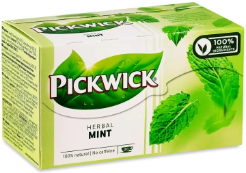 Чай зелений Pickwick з м'ятою 40г (20х2г)X12 (8711000585191)