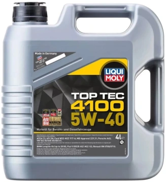 Олива моторна Liqui Moly Top Tec 4100 5W-40 4л (7547/2195) (LIM7547)