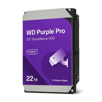 Жорсткий диск WD 22TB 3.5" 7200 512MB SATA Purple Pro Surveillance (WD221PURP)