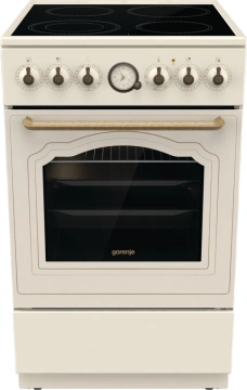 Плита Gorenje електрична склокерамічна, 70л, 50x60см, бежевий (GECS5B70CLI)