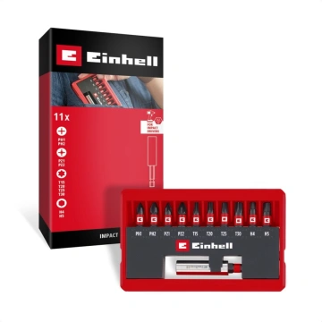 Набір ударних біт Einhell 25мм кейс 11шт 0.12кг (118673)