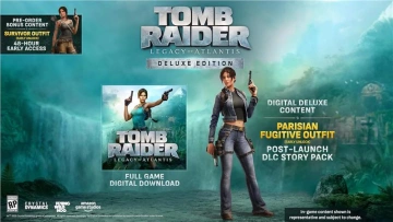 Гра консольна PS5 Tomb Raider: Legacy of Atlantis – Deluxe Edition, BD диск (4020628534332)