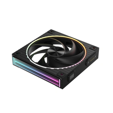 Корпусний вентилятор Zalman ZM-DF120 ARGB, 120мм, 800-2300rpm, 4pin, PWM, 3pin+5VARGB, 34,5dBa, POGO pin, Magnetic, чорний (ZM-DF120BLACK)