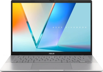 Ноутбук ASUS Vivobook S14 M3407KA-SF071 14" WUXGA OLED, AMD AI 5 330, 16GB, F512GB, UMA, NoOS, Сріблястий (90NB16P2-M003J0)