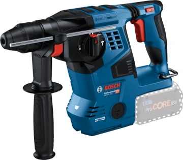 Перфоратор акумуляторний ударний Bosch Professional GBH 18V-28 C SDS plus 18В 0-4220уд/хв 3.3Дж 3.3кг (0.611.920.000)