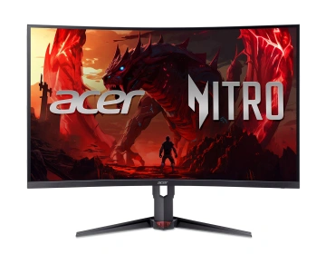 Монітор Acer 31.5" Nitro XZ323QUZ1bmiiprx 2xHDMI, DP, MM VA, 2560x1440, 280Hz, 1ms, CURVED (UM.HX3EE.105)