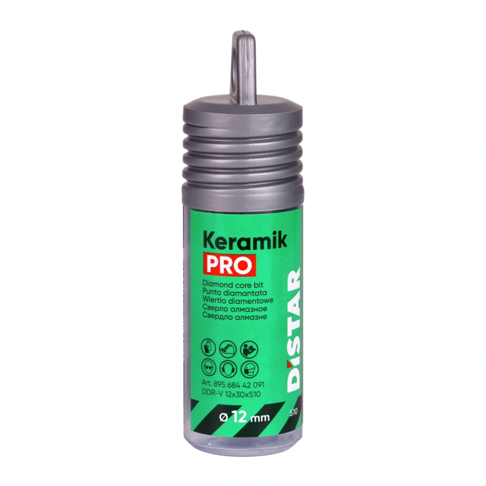 Свердло алмазне DDR-V 12x30xS10 Keramik Pro (89568442091)